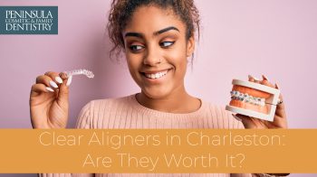 Thinking about clear aligners in Charleston, SC? Discover the pros & cons, costs, and whether they're the right choice for your smile goals at Peninsula Cosmetic and Family Dentistry!