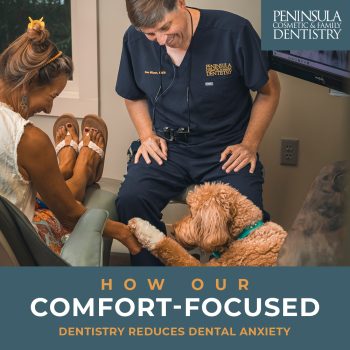 Nervous about the dentist? Peninsula Cosmetic & Family Dentistry in Charleston, SC, offers comfort-focused, comfort-focused dental care. Learn how we ease your fears!
